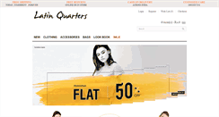 Desktop Screenshot of latin-quarters.com